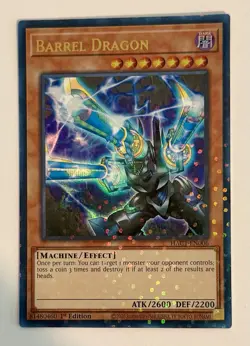 Barrel Dragon (Ultra Rare Duel Terminal) HAC1-EN006 Yu-Gi-Oh 1st Edition NM - Image 1