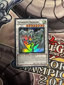 (YT) Yu-Gi-Oh! Stardust Dragon Synchro Super Rare Holo 2010 CT07-EN021 LP - Image 1