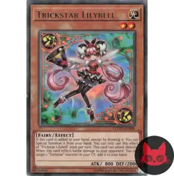 Yugioh Trickstar Lilybell COTD-EN006 Rare MP - Image 1
