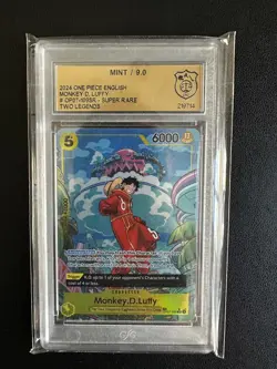 One Piece Monkey D. Luffy Treasure Rare Card OP07-109 English Edition Mint GSG 9 - Image 1