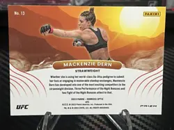 2023 Panini Donruss Optic UFC - Rising Suns Mackenzie Dern #13 White Sparkle - Image 2