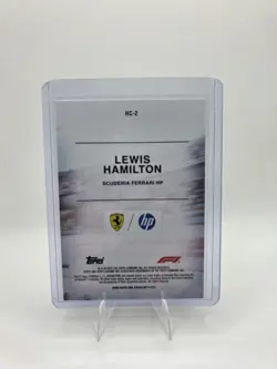 2025 Topps Chrome Formula 1 Lewis Hamilton Helmet Collection #HC-2 Ferrari - Image 2