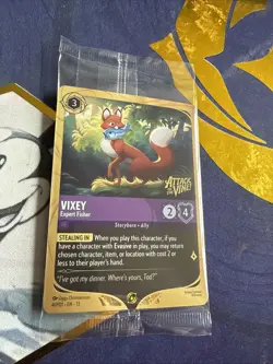 ✨ Prerelease Promo Disney Lorcana Vixey Expert Fisher Attack Of The Vine! 4/PD1 - Image 2