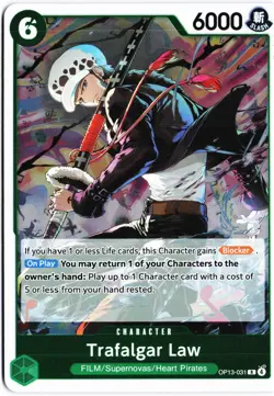 Trafalgar Law R Carrying On His Will OP13-031 NM - Image 1