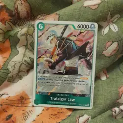 OP13-031 Trafalgar Law Rare Holo Carrying On His Will One Piece - Image 1