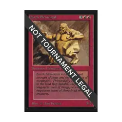 WOTC MtG International Ed. Earth Elemental (U) NM - Image 1