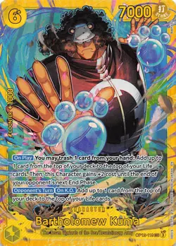 Bartholomew Kuma Foil OP12-119 Legacy of the Master One Piece 000707 - Image 1