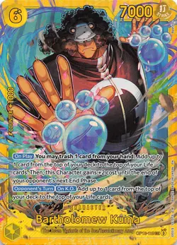 Bartholomew Kuma Foil OP12-119 Legacy of the Master One Piece 000709 - Image 1