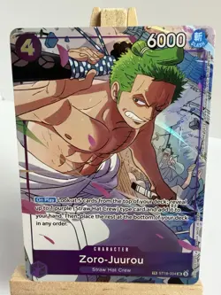 Zoro-Juurou ST18-004 Alt Art Foil Super Rare EN (NM) - Image 1
