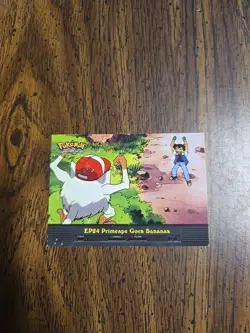Pokemon Topps EP 24 Primeape Goes Bananas NON HOLO Trading Card - Image 1