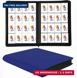 Premium 1664 Cards Capacity Binder, 16 Pocket Ringless Side-Loading Trading Card - Image 1