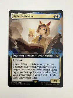 Krile Baldesion Borderless MTG Magic the Gathering Card NM Near Mint FIC - Image 1
