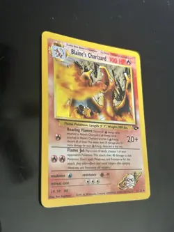 Pokemon Card TCG Blaine's Charizard 2/132 Gym Challenge Holo - Image 2