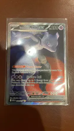 Team Rocket's Mewtwo ex 281/217 SIR ME: Ascended Heroes - Pokemon Card - NM - Image 1
