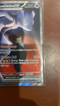 Team Rocket's Mewtwo ex 281/217 SIR ME: Ascended Heroes - Pokemon Card - NM - Image 3