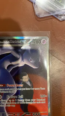 Team Rocket's Mewtwo ex 281/217 SIR ME: Ascended Heroes - Pokemon Card - NM - Image 4