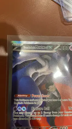 Team Rocket's Mewtwo ex 281/217 SIR ME: Ascended Heroes - Pokemon Card - NM - Image 5