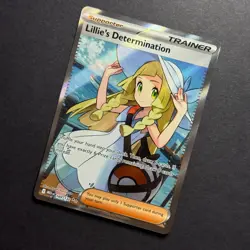 Pokemon Card TCG Lillie's Determination Secret Rare Card 169/132 Mega Evolution - Image 3