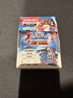 Topps Match Attax Worldies Mini Booster Tin #2 28 Cards, 2025/26 Series, Sealed - Image 1