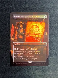 Sunset Sarsaparilla Machine Foil R 2462 Fallout Secret Lair Nuka-Cola SLD MTG NM - Image 1