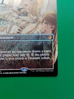 NM Smothering Tithe (Anime Borderless) (Confetti Foil) - Wilds of Eldraine - Image 4