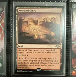 Wizards of the Coast MTG Arena of Glory Rare Regular Land 215 EN 2024 - Image 1