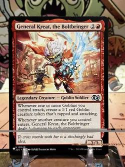 General Kreat, the Boltbringer (Anime) [The List Goblin Storm] MTG NF - Image 1