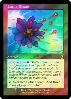 Lotus Bloom Buy-A-Box Foil Mtg Magic English NM - Image 1