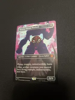 Krang, Utrom Warlord #221 Regular Mythic Nm (Borderless) TMNT MTG Wizards - Image 1