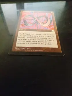 EN/AN BOSIUM STRIP ( RUBAN DE BOESIUM )(NM/EX) MTG MAGIC WEATHERLIGHT TBE - Image 2