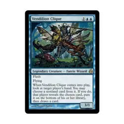 WOTC MtG Morningtide Vendilion Clique (R) EX - Image 1