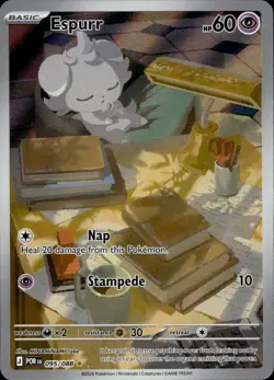 Espurr 095/088 NM/M Illustration Rare Perfect Order Pokemon Holo - Image 1