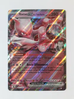 Carte Pokemon Mewtwo ex de la team rocket 081/182 rivalites destinees EV10 DRIFR - Image 1