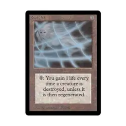 WOTC MtG Beta Soul Net (U) VG - Image 1