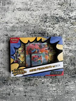 Pokemon TCG: Mega Evolution Ascended Heroes Mega Feraligatr Ex Box - BRAND NEW - Image 1