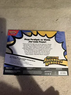 Pokemon TCG: Mega Evolution Ascended Heroes Mega Feraligatr Ex Box New - Image 2