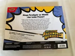 Pokemon TCG Mega Evolution Ascended Heroes Mega Feraligatr EX Box NEW - Image 2