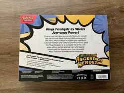 Pokemon TCG Mega Evolution Ascended Heroes Mega Feraligatr EX Box NEW - Image 2