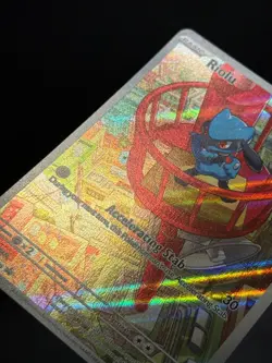 Riolu 010 SV ME: Mega Evolution Black Star Promo Holo Pokemon Card HP - Image 5