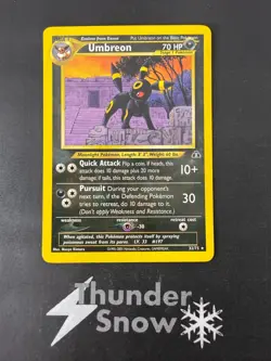 Umbreon #32 Neo Discovery 2001 Pokemon Card ** Pack Fresh ** - Image 1