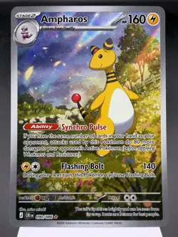 Ampharos 090/086 - Illustration Rare - Chaos Rising Pokemon Card MINT - Image 1