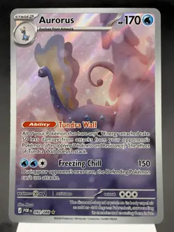 Aurorus 092/088 - Illustration Rare - Perfect Order Pokemon Card MINT - Image 1