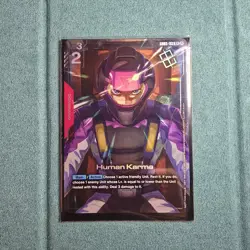 Human Karma Alternate Art Winner Foil - GD03-113 - Gundam TCG Card Game - Image 1
