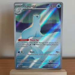 Pokemon TCG Dewgong 097/094 Phantasmal Flames Rare Holo Foil Card #1H - Image 1