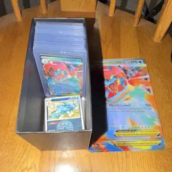 Pokemon TCG EX Holo Mega 80 Card Lot Toploaders/Sleeved- Perfect Lot for Vendor - Image 1