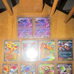 Pokemon TCG EX Holo Mega 80 Card Lot Toploaders/Sleeved- Perfect Lot for Vendor - Image 5