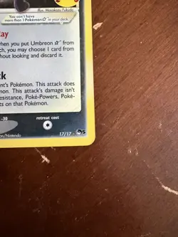 gold star umbreon pokemon card from celebrations pokemon set 17/17 - Image 4