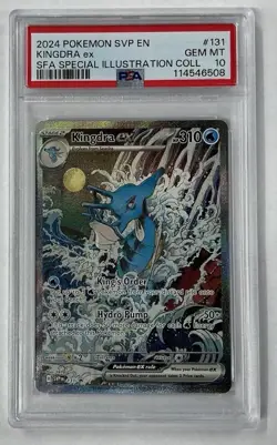 PSA 10 Kingdra ex Special Illustration Promo 2024 Pokemon Card #131 - Image 1