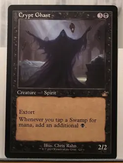 Mtg CRYPT GHAST RETRO FRAME NM Ravnica Remastered 322 -Argo- - Image 1
