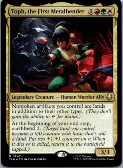 Toph, the First Metalbender 247 Foil Avatar: The Last Airbender MTG NM - Image 1